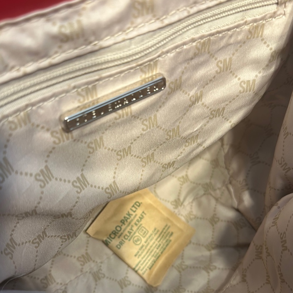 Steve Madden Red And White Patterned Crossbody Bag - image 4